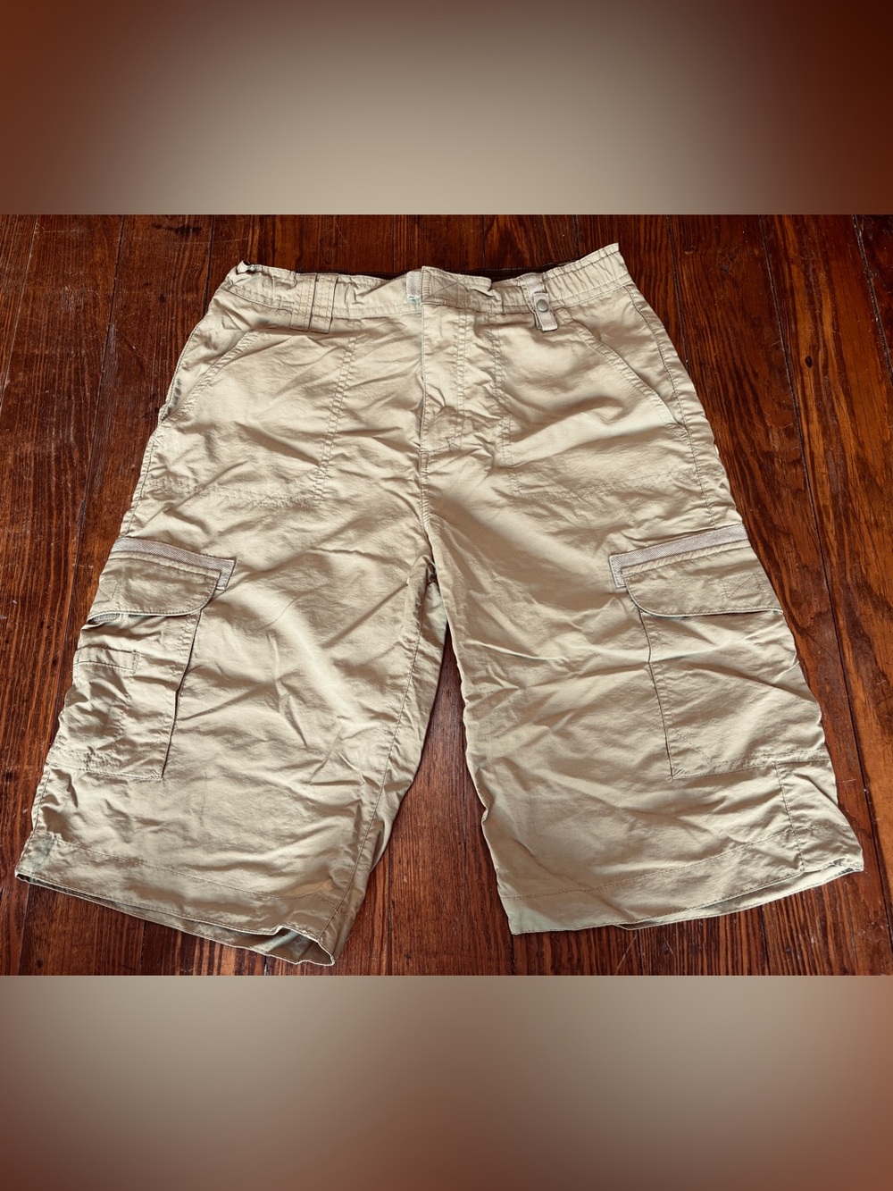 REI 100% Nylon Ripstop Hiking Fishing Shorts Cargo Pocket - Boys XL 14/16 - EUC